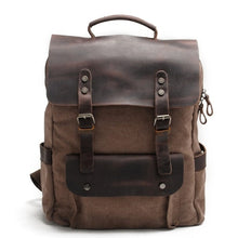 Load image into Gallery viewer, Hot New Multifunction Fashion Men Backpack Vintage Canvas Backpack