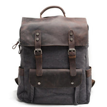 Load image into Gallery viewer, Hot New Multifunction Fashion Men Backpack Vintage Canvas Backpack