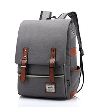 Load image into Gallery viewer, Fashion Vintage Laptop Backpack Women Canvas Bags  Men