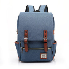 Load image into Gallery viewer, Fashion Vintage Laptop Backpack Women Canvas Bags  Men