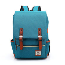 Load image into Gallery viewer, Fashion Vintage Laptop Backpack Women Canvas Bags  Men