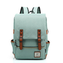 Load image into Gallery viewer, Fashion Vintage Laptop Backpack Women Canvas Bags  Men