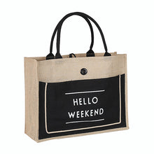 Load image into Gallery viewer, High Quality Women Linen Luxury Tote Large Capacity bag