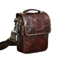 Load image into Gallery viewer, Quality Original Leather Male Casual Shoulder Messenger bag