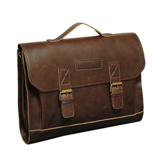 Load image into Gallery viewer, Crazy Horse PU Leather Men Briefcase Famous Brand Men's