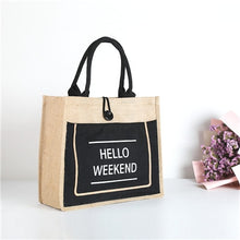 Load image into Gallery viewer, High Quality Women Linen Luxury Tote Large Capacity bag