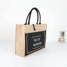 Load image into Gallery viewer, High Quality Women Linen Luxury Tote Large Capacity bag