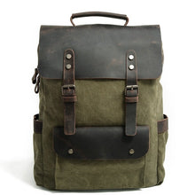 Load image into Gallery viewer, Hot New Multifunction Fashion Men Backpack Vintage Canvas Backpack