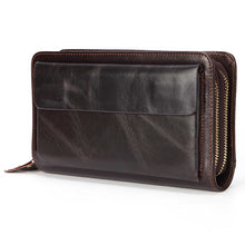 Load image into Gallery viewer, Business Genuine Leather Clutch Wallet Men