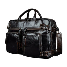 Load image into Gallery viewer, Genuine Leather man design multifunction purpose Maletas Maletin business briefcase