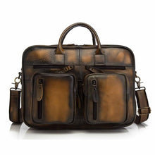 Load image into Gallery viewer, Genuine Leather man design multifunction purpose Maletas Maletin business briefcase