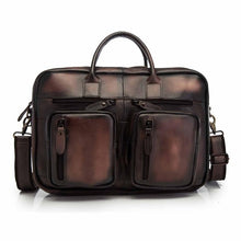 Load image into Gallery viewer, Genuine Leather man design multifunction purpose Maletas Maletin business briefcase