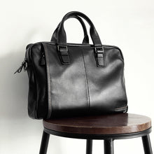 Load image into Gallery viewer, 2019 New Natural Cowskin 100% Genuine Leather Men's Briefcase