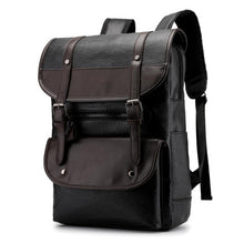 Load image into Gallery viewer, High Quality Men's Backpack Bags Man Casual Pu Leather Backpack