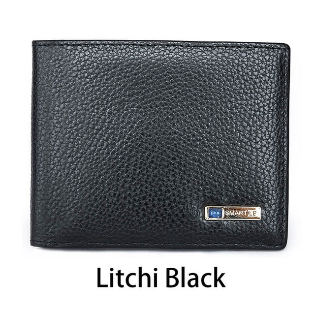 Smart Wallet Men Genuine Leather High Quality