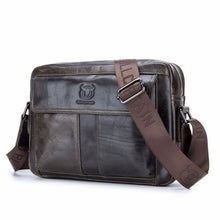 Load image into Gallery viewer, BULLCAPTAIN Genuine Leather Men Bag Casual Business Man