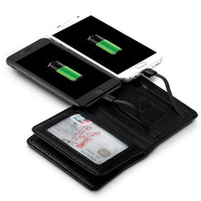 Load image into Gallery viewer, 2019 Men Women Smart Wallet With USB F Charging Wallet 4000 mAh