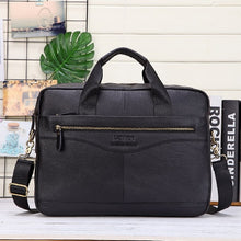 Load image into Gallery viewer, Men Genuine Leather Handbags Casual Leather Laptop Bags