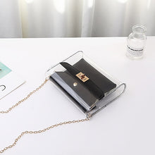 Load image into Gallery viewer, Women PVC clear bag satchel bag