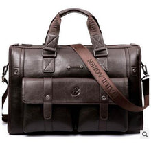 Load image into Gallery viewer, New Luxury Cow Genuine Leather Business Men's Briefcase