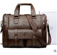 Load image into Gallery viewer, New Luxury Cow Genuine Leather Business Men's Briefcase