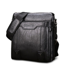 Load image into Gallery viewer, Men's Leather Briefcase PU Material 15inch Men's Shoulder Bag