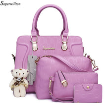 Load image into Gallery viewer, Soperwillton Luxury Handbags Women Bag Set