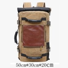 Load image into Gallery viewer, Large Capacity men's backpack Travel Bag sports Casual canvas Backpacks