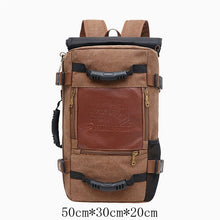 Load image into Gallery viewer, Large Capacity men's backpack Travel Bag sports Casual canvas Backpacks