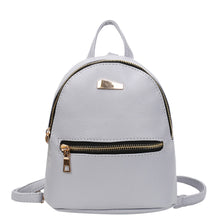 Load image into Gallery viewer, Fashion Women Mini Backpack PU Leather