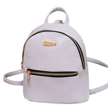 Load image into Gallery viewer, Fashion Women Mini Backpack PU Leather