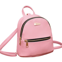 Load image into Gallery viewer, Fashion Women Mini Backpack PU Leather