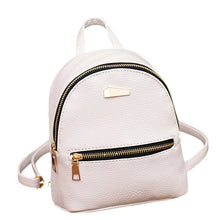 Load image into Gallery viewer, Fashion Women Mini Backpack PU Leather