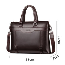 Load image into Gallery viewer, Business Men's Briefcase Bag PU Leather Handbag