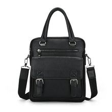 Load image into Gallery viewer, 2019 New Men Split Leather Handbag Zipper Men Business