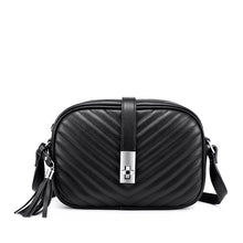 Load image into Gallery viewer, Realer women shoulder bags PU leather female handbags small black