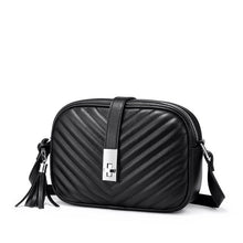 Load image into Gallery viewer, Realer women shoulder bags PU leather female handbags small black