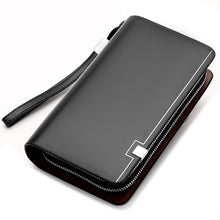 Load image into Gallery viewer, Luxury Brand Men Clutch Bag Leather Long Purse