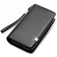 Load image into Gallery viewer, Luxury Brand Men Clutch Bag Leather Long Purse