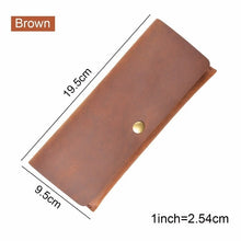 Load image into Gallery viewer, Genuine Leather Long Wallet Men Muliti-card Holder Bifold