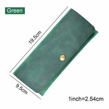 Load image into Gallery viewer, Genuine Leather Long Wallet Men Muliti-card Holder Bifold