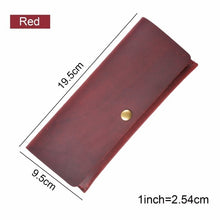 Load image into Gallery viewer, Genuine Leather Long Wallet Men Muliti-card Holder Bifold