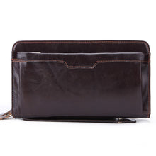 Load image into Gallery viewer, Genuine Leather Cowhide Men Clutch Bag