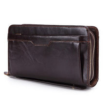 Load image into Gallery viewer, Genuine Leather Cowhide Men Clutch Bag